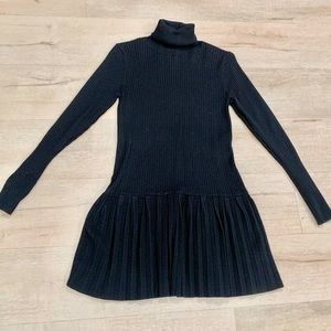 Turtleneck Mini Sweater Dress